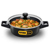 Hawkins Futura 2 litre Cook N Serve Casserole Non Stick Saucepan with Glass Lid