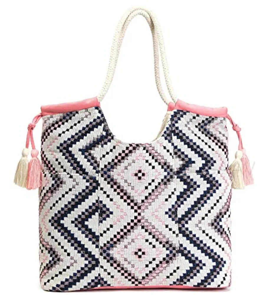 ASTRID Handmade Macrame Flap Over Sling Bag For Girls And Women