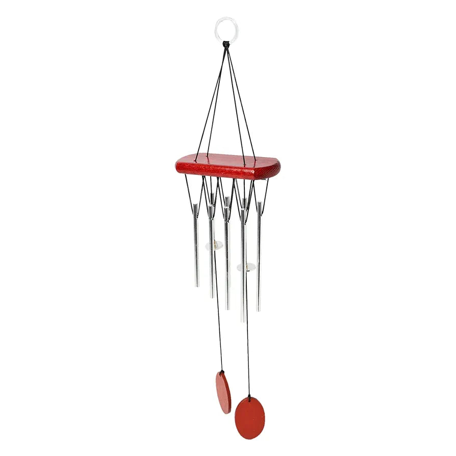 sculpmart Wood Wind Chimes For Home Positive Energy - Hanging Bells For Home Decoration And Balcony Decor With Melody Sound 