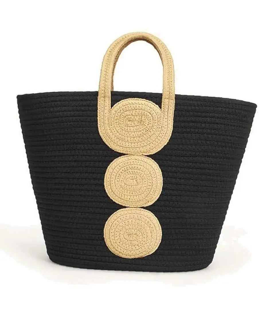 Beautiful Hommies Attractive Hand Bag | Large Tote | Summer Bucket | Bamboo Beach Basket for Women | Boho Handbag | Jute Handmade