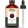 Organic Zing Cherry Kernel (Prunus Avium) Oil | Carrier Oil for Skincare, Hair Care, Aroma & Diffusers - 118 Ml