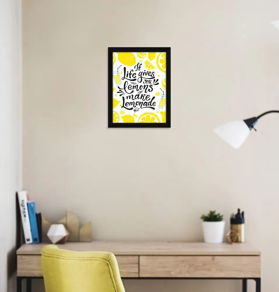 ArtX Paper Motivational Quotes Wall Frame Art Painting, Multicolor, Motivational, 10.0 X 13.0 inches, Set of 1 