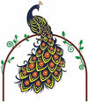 Decals Design Peacock Bird on Branch Wall Sticker