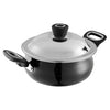 Vinod Hanos Hard Anodised Non Stick Handi with Lid - 3 Litre Junior | 3.25mm Thick | 5X Long Lasting