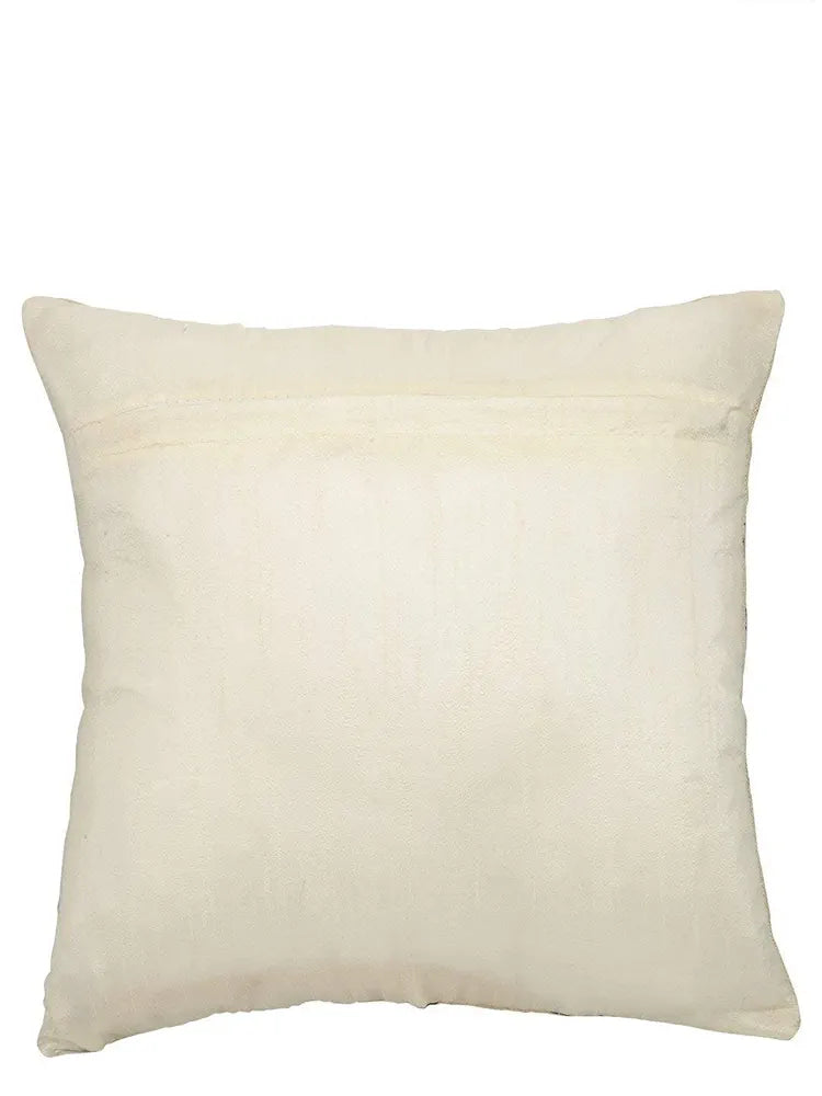 AEROHAVEN™ Set of 5 Floral Decorative Hand Made Jute Throw/Pillow Cushion Covers - CC23 - 