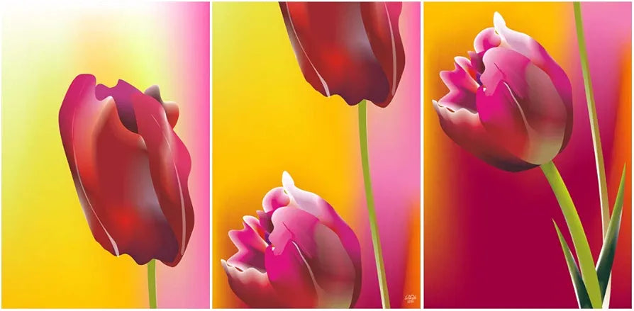 Rangoli MDF 3 Pcs Wall Poster 12x18 Inch Decorative Wall Art for Home, Office, Living Room. P-4, Design-3