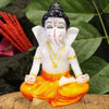 Jaipur Ace Beautiful Vinayak Ji Statue Meditation Ganesha Orange