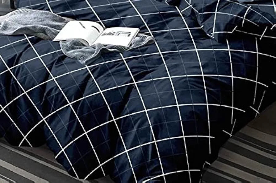 THE HOME STYLE Cotton Feel Glace Cotton Printed Double Bed Bedsheet With 2 Pillow Cover 300 TC_90X100 Inches 