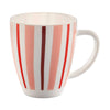 Larah by Borosil Red Strip 390 Ml Mug