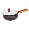 Wonderchef Ebony Hard-anodised Aluminium Fry Pan | 24cm Frying Pan Non Stick