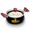 Hawkins Futura 2 Litre Cook n Serve Handi Hard Anodised Biryani Handi with Glass Lid