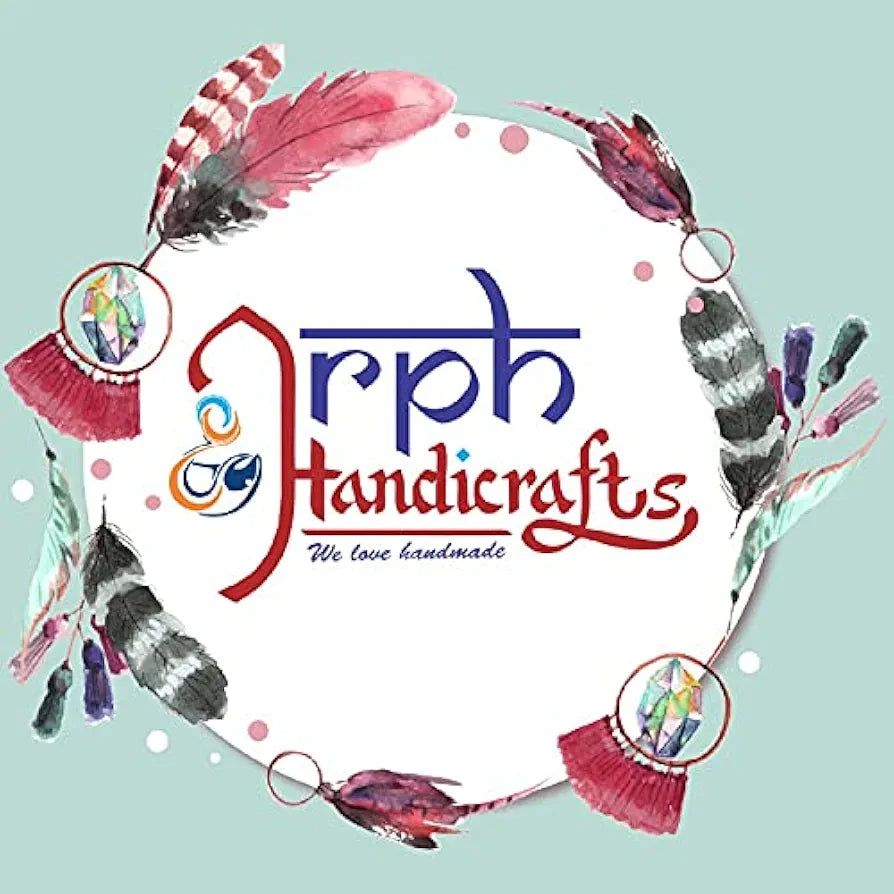 RPH Handicrafts Handmade Dream Catchers Wall Hangings with Metal Bell for Wall Decor, Bedroom, Balcony, Garden, Kids Room, Cafe, Shadi & Party, Size 30 x 13cm 