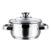 Vinod Bremen Stainless Steel Saucepot with Glass Lid 3 Litre, 20 cm | 2.5mm Thick Base