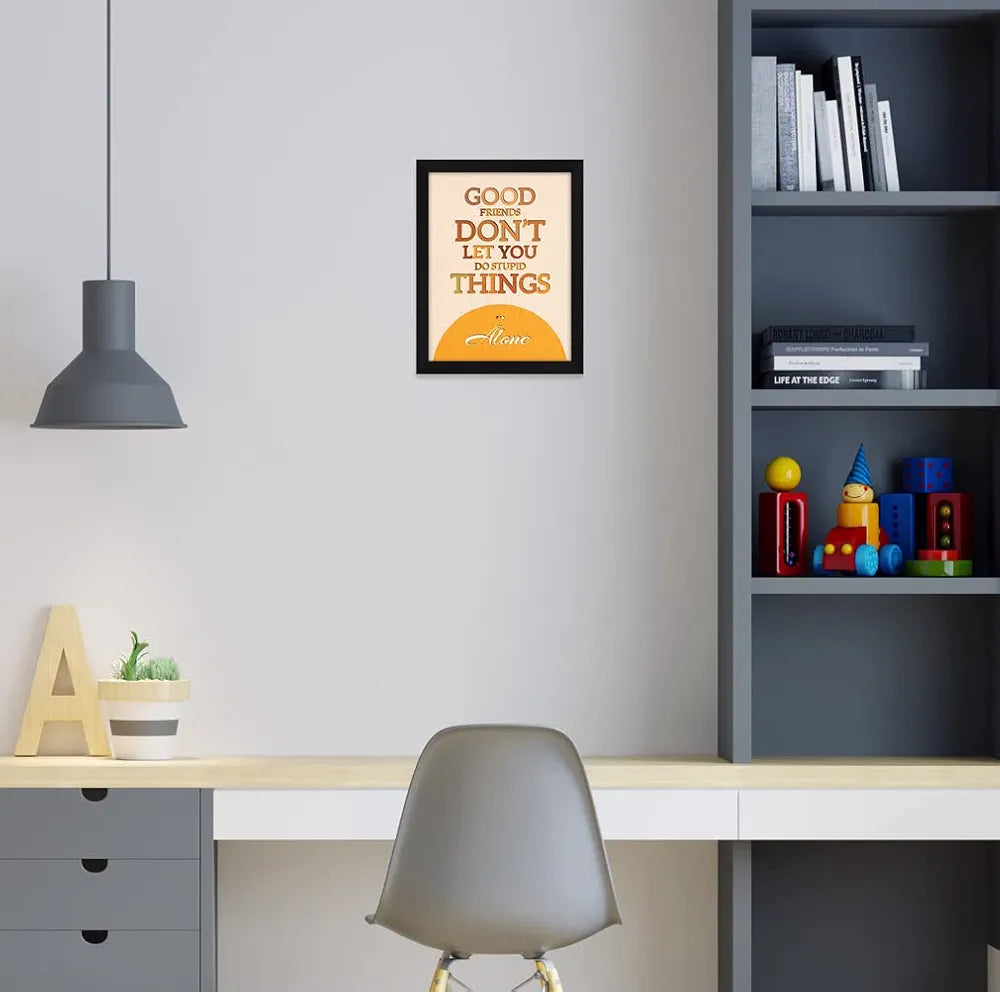 ArtX Paper Motivational Quotes Wall Frame Art Painting, Multicolor, Motivational, 10.0 X 13.0 inches, Set of 1 