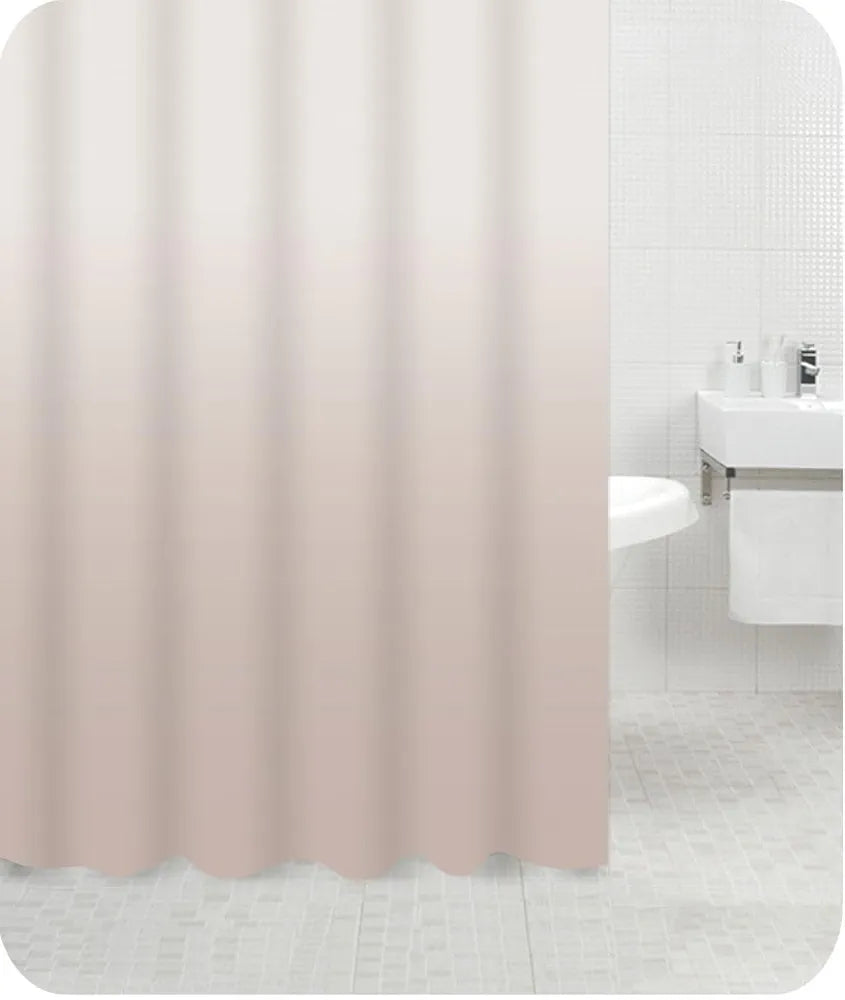 HOMETHREADS Embrace Luxury with Our 6-Feet Long Premium Peva Shower Curtain with 12 Hooks for a Lavish Bathroom Ambiance | Stylish, Splendid, and Perfectly Sized 