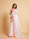Sangria Women White Sarees