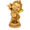 The Advitya Lord Ganesha Idol | Brass Idol | Hindu God Ganesh Ganpati Vinayak Chaturbhuj Statue Murti for Pooja