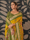 Anouk Ethnic Motifs Printed Pochampally Saree