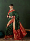 Sangria Woven Design Saree With Blouse Piece