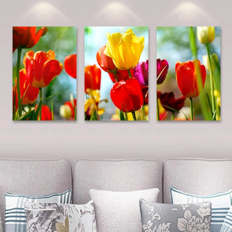 Rangoli Sparkle Lamination Reprint Paintings Pasted on 5MM MDF Wood with Digital Print  for You Room