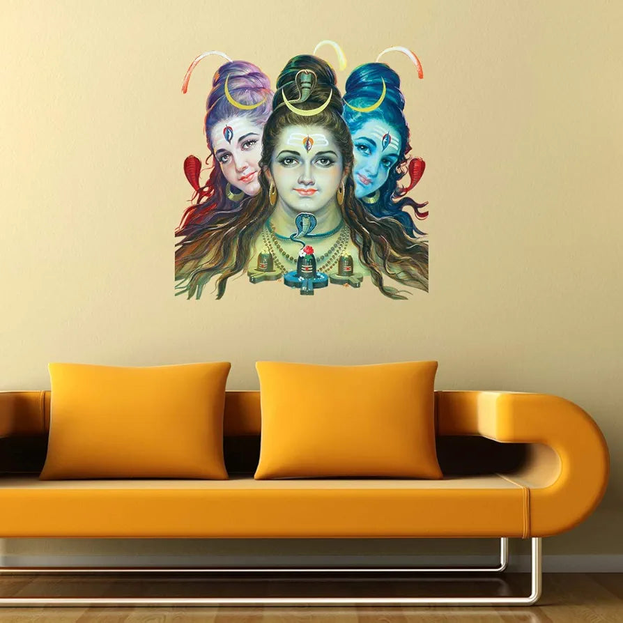 Rangoli White Glossy Vinyl Wall Sticker Premium Self-Adhesive Waterproof Decorative Wall Decal for Bedroom, Living Room, Office & Home Decoration Easy to Apply. Parent-5, Design-24