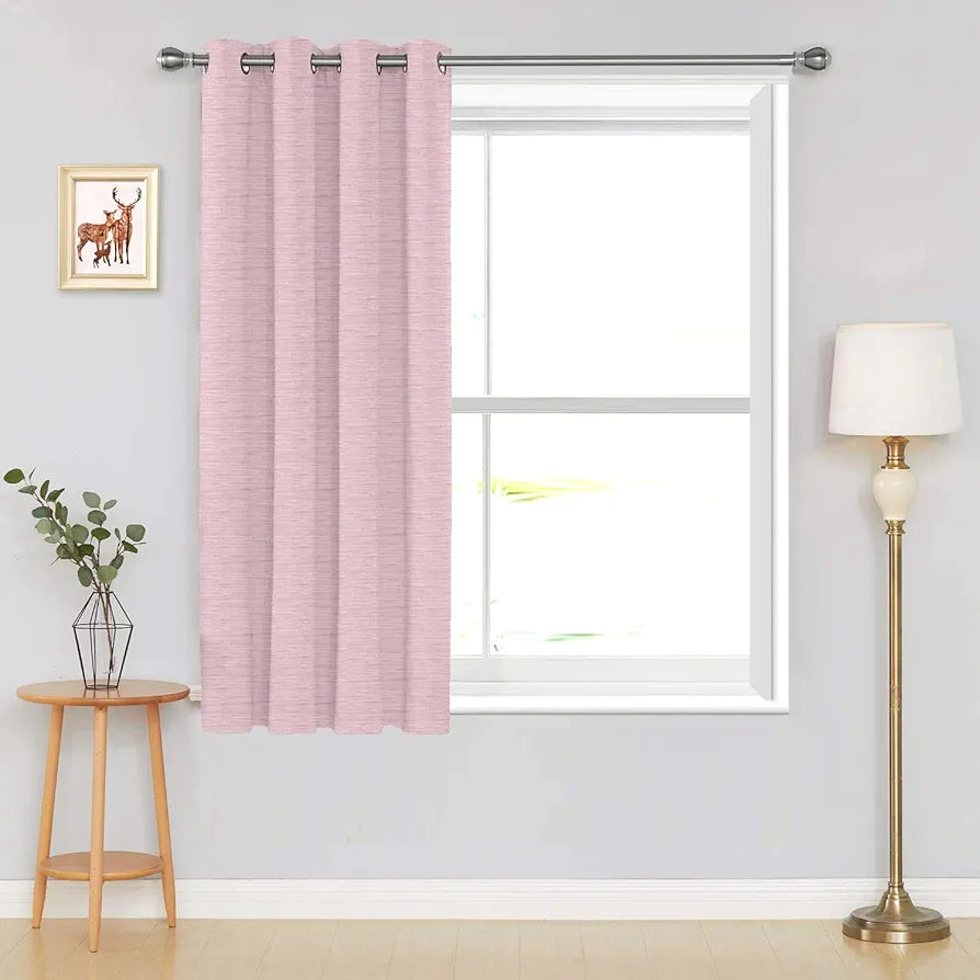 Divine Casa 5 Feet Blackout Window Curtain | Thermal Insulated | Noise Reducing & Room Darkening Polyester Panel | Elegant Opaque Single Curtain for Home & Office