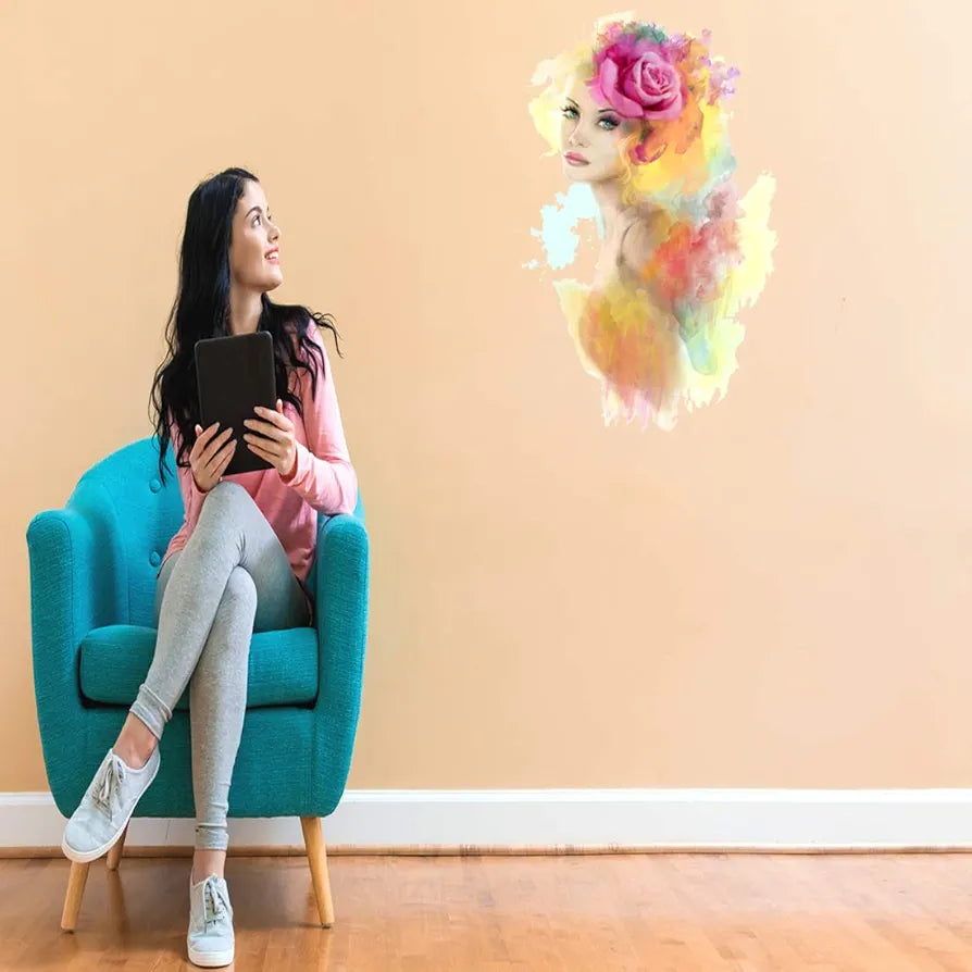 Rangoli Vinyl Wall Sticker Self-Adhesive Wall Decor for Home, Office, Bedroom, and Living Room Décor Easy to Apply & Peel. Parent 2, Design-4