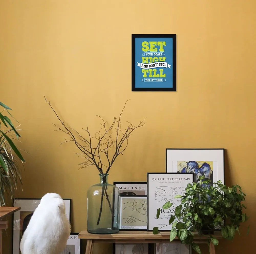 ArtX Paper Motivational Quotes Wall Frame Art Painting, Multicolor, Motivational, 10.0 X 13.0 inches, Set of 1 