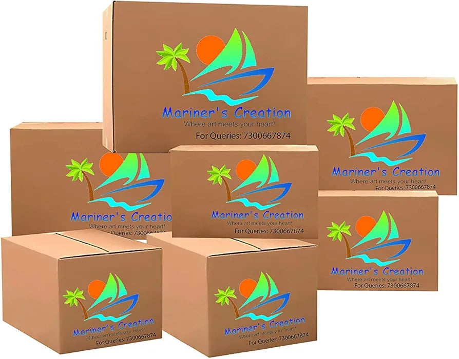 Mariner's Creation Premium Home Decor showpiece- Set of Three Modern Art Thinker showpiece for Living Room | Home Decor Items | House Warming Gift 9x6x12.5cm