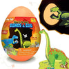 Imagimake Mapology Glow in The Dark Dinos & Egg 3D Dinosaur Puzzle for Kids