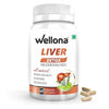 Wellona Liver Detox Supplements for Women & Men - 60 caps