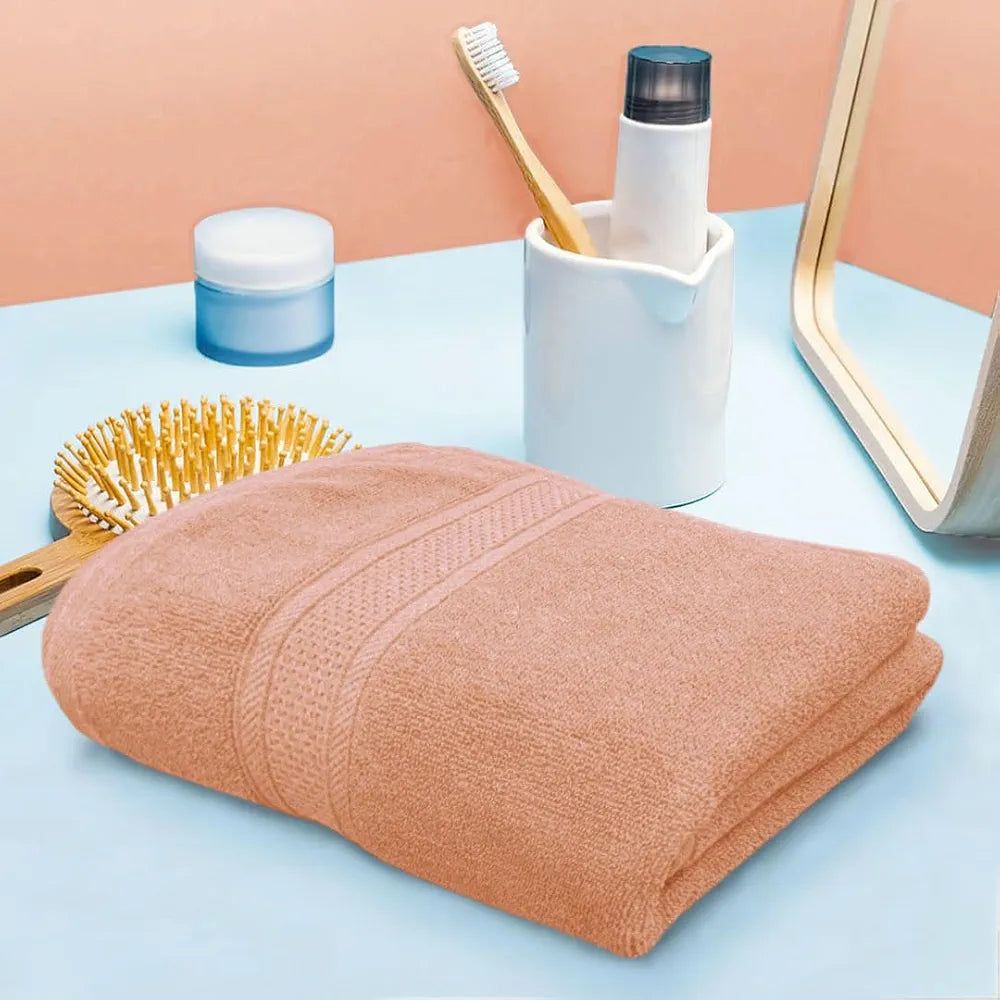 Luxe Home Cotton Bath Towel 450 GSM Quick Dry Large Size Bathroom Towels for Men & Women, Home, Kitchen, Gym, Spa 