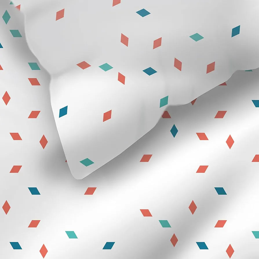 Layers Argos Bedsheet Set for All Seasons - Lightweight, Moisture Absorbent, Machine Washable & Easy to Care - Gift for Housewarming & More - 225 CVC - King Size 