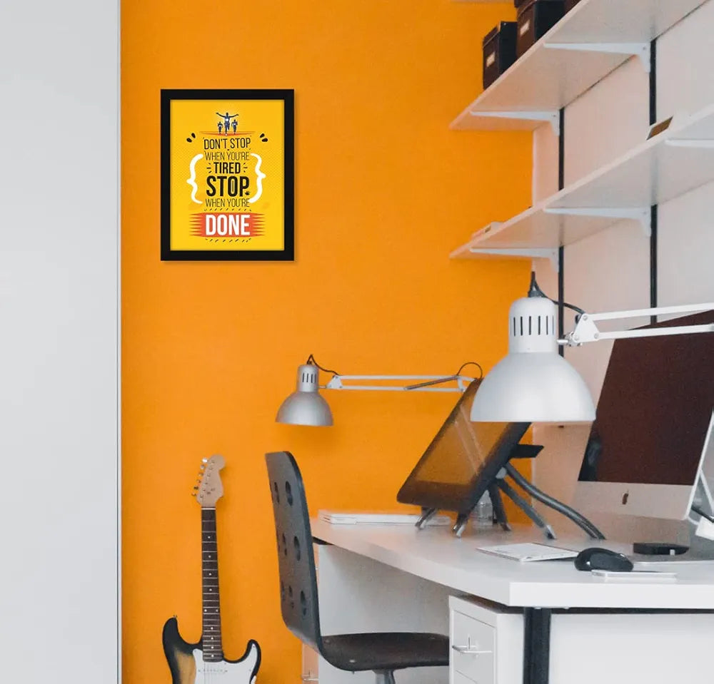 ArtX Paper Motivational Quotes Wall Frame Art Painting, Multicolor, Motivational, 10.0 X 13.0 inches, Set of 1 