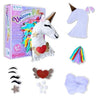 PepPlay Unicorn Diy Pillow Craft Kit for Girls 43 Pieces Set No Sew No Glue Unicorn Gifts Birthday Gift