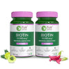 Pure Nutrition Naturals Biotin 10000 mcg from Natural Sesbania Extracts - 60 tabs (Pack of 2)