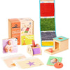 Curious Cub Baby Montessori Learning Wooden Box 4 | Builds Hand-eye Coordination & Language Skills