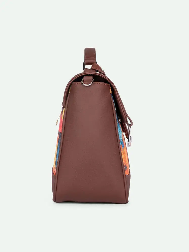ZOUK | Women's Vegan Leather | Stylish Handbag with Adjustable Strap, Top Handle |