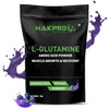 Nakpro L-Glutamine Powder Blueberry - 300 gms
