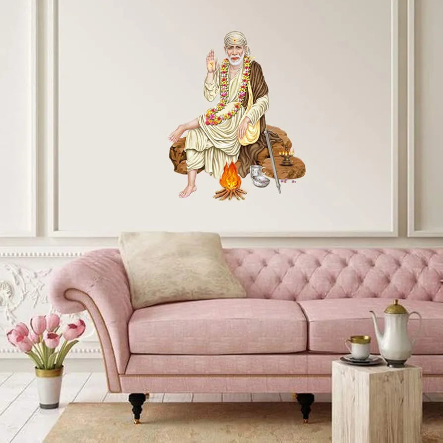 Rangoli White Glossy Vinyl Wall Sticker Premium Self-Adhesive Waterproof Decorative Wall Decal for Bedroom, Living Room, Office & Home Decoration Easy to Apply. Parent-6, Design-1