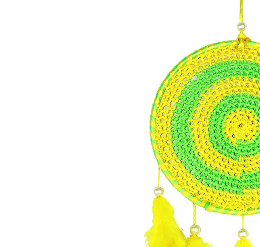 RPH Handicrafts Wind Chime 5 Bell Dream Catcher for Wall Decor, Bedroom, Balcony, Garden, Kids Room  Small 