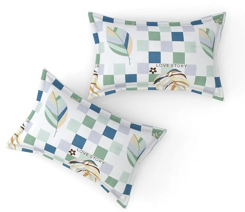 FRESH FROM LOOM Soft Microfiber Fitted Floral Bedsheet King Size Bed With Two Pillow Cover | Elastic Fitted Bed Sheets | Bed Covers For Mattresses Tuck In , 144 Tc