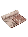 Cortina Ultra-soft Microfiber Reversible 120 Gsm Abstract Double Ac Blanket Quilt Dohar | Chocolate