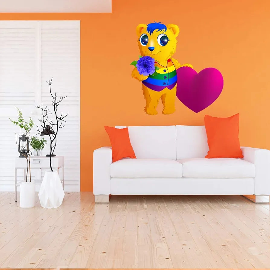 Rangoli White Glossy Vinyl Wall Sticker Premium Self-Adhesive Waterproof Decorative Wall Decal for Bedroom, Living Room, Office & Home Decoration Easy to Apply. Parent-4, Design-20