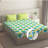 Wakefit Bedsheet for King Size Bedsheet King Size Bed Cotton 2 Pillow Covers Daniel Colour