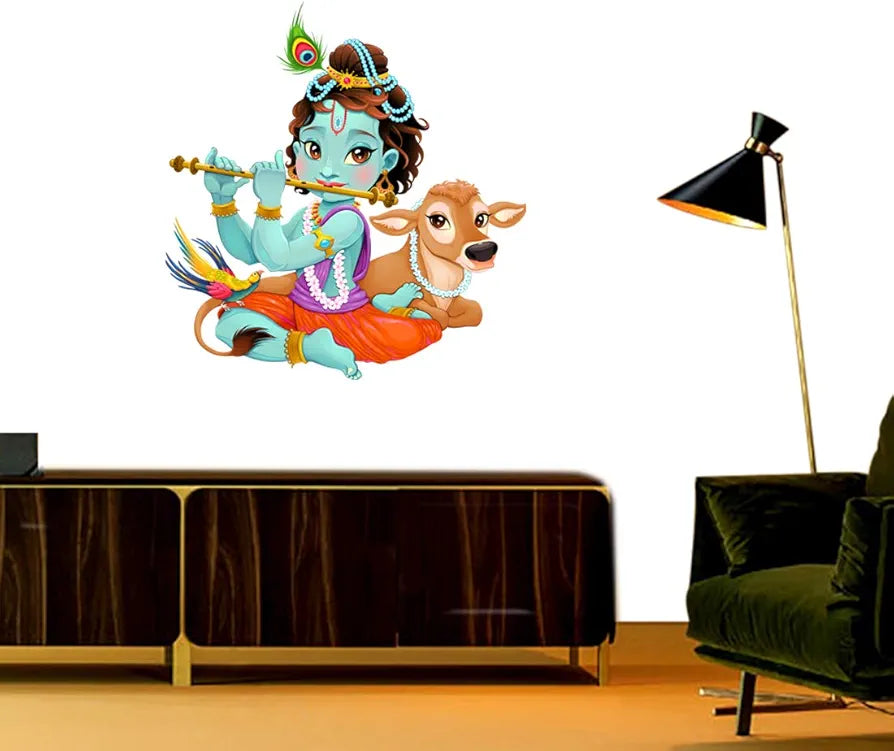 Rangoli Vinyl Modern Wall Stickers 1.96 X 20.86 X 1.96 Inches, Multicolour 