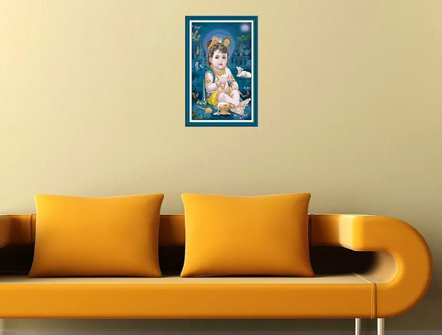 Rangoli MDF Wall Stick Decorative Panel 12x18 Wall Art for Home, Living Room, Bedroom, Office & Decoration. P-1, Design-7