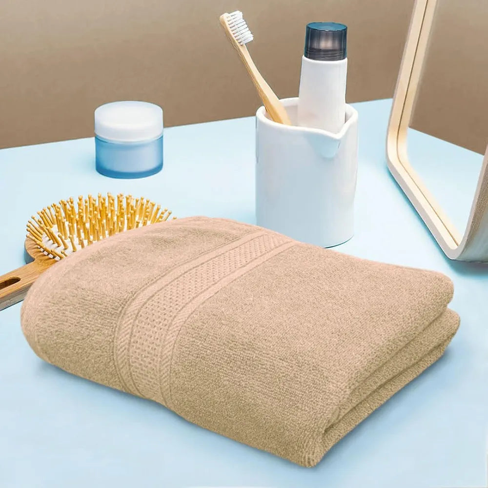 Luxe Home Cotton Bath Towel 450 GSM Quick Dry Large Size Bathroom Towels for Men & Women, Home, Kitchen, Gym, Spa 