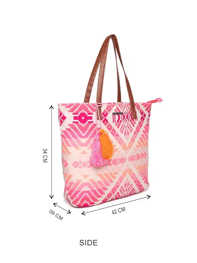 ASTRID Handmade Macrame Flap Over Sling Bag For Girls And Women
