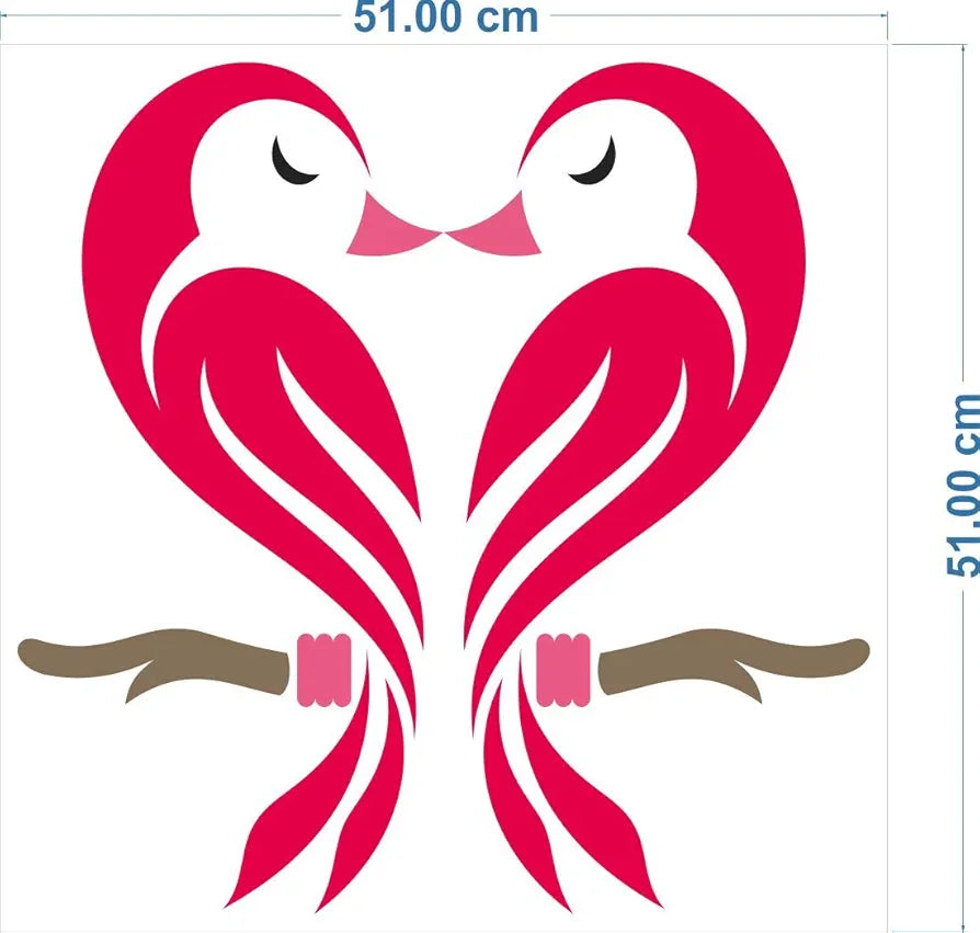 Rangoli White Glossy Vinyl Wall Sticker Premium Self-Adhesive Waterproof Decorative Wall Decal for Bedroom, Living Room, Office & Home Decoration Easy to Apply. Design-23